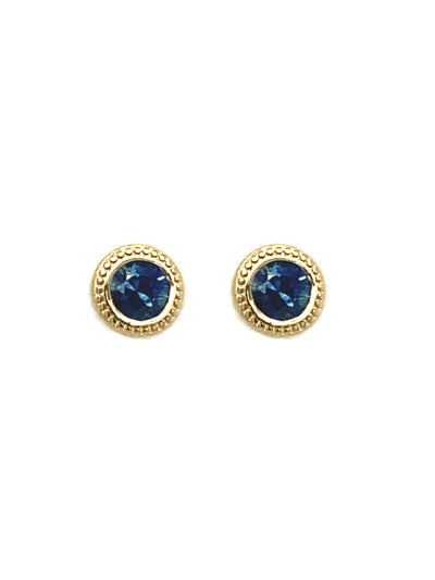 Compass Sapphire Earrings