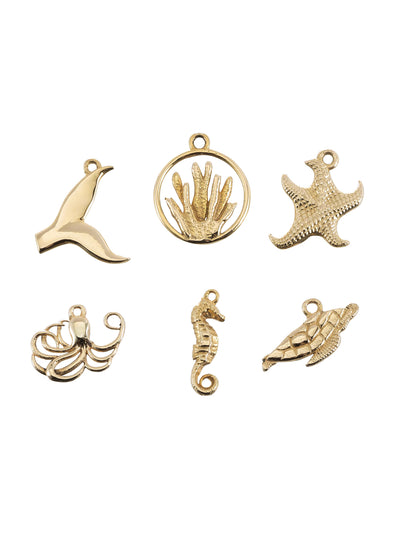 14k gold charms