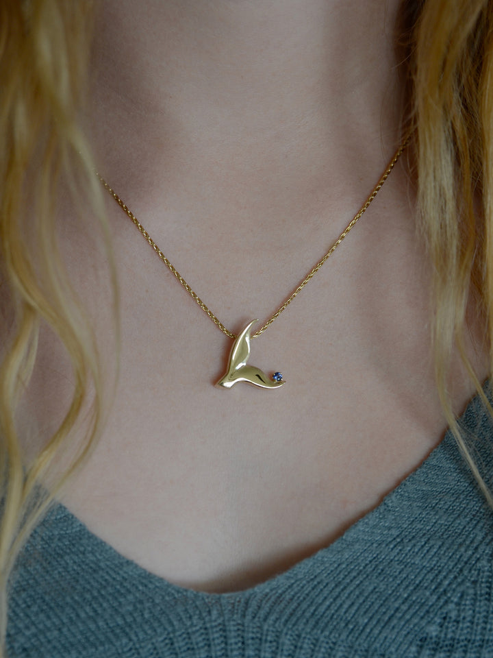 Whale Tail Pendant – Rosey Skye Fine Jewelry