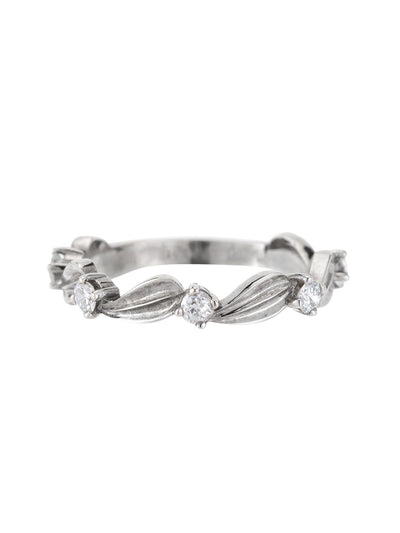 Diamond Flower Crown Ring 